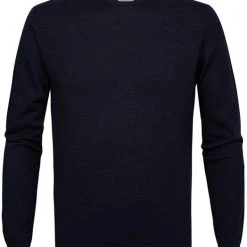 Truien Van Merino Wol Profuomo Pullover Merinowol Navy