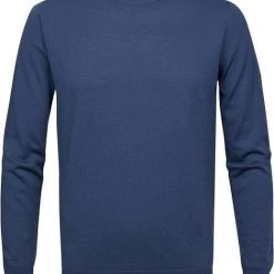 Truien Van Merino Wol Profuomo Pullover Merinowol Blauw -Truien & Vesten Verkoop winkel 75179 1 1