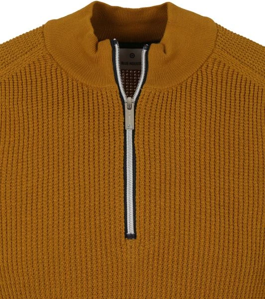 Schipperstruien & Truien Met Rits Blue Industry Zipper Trui Okergeel 2 Schipperstruien & Truien Met Rits Blue Industry Zipper Trui Okergeel - Afbeelding 2