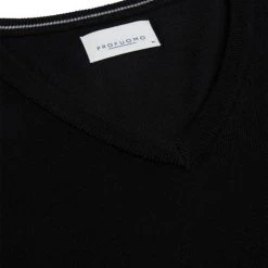 Truien Van Merino Wol Profuomo Pullover V-Hals Merinowol Zwart 7 Truien Van Merino Wol Profuomo Pullover V-Hals Merinowol Zwart -Truien & Vesten Verkoop winkel 75187 2 1
