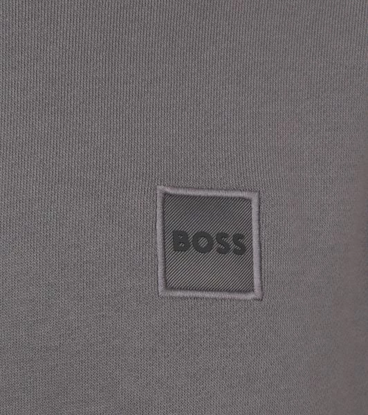Pullover Hugo Boss Westart Sweater Donker Taupe 4 Pullover Hugo Boss Westart Sweater Donker Taupe - Afbeelding 4