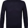 Truien Van Merino Wol Profuomo Coltrui Merinowol Donkerblauw