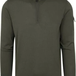 Schipperstruien & Truien Met Rits Suitable Half Zip Trui Donkergroen -Truien & Vesten Verkoop winkel 75226 5 1