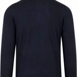 Truien Van Merino Wol Suitable Half Zip Trui Merino Navy -Truien & Vesten Verkoop winkel 75231 3 1