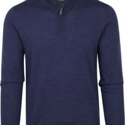 Truien Van Merino Wol Suitable Half Zip Trui Merino Kobalt Blauw 9 Truien Van Merino Wol Suitable Half Zip Trui Merino Kobalt Blauw -Truien & Vesten Verkoop winkel 75233 1 1