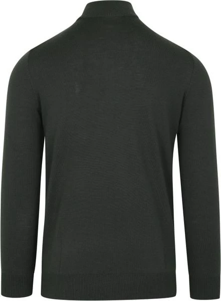 Truien Van Merino Wol Suitable Half Zip Trui Merino Donkergroen 6 Truien Van Merino Wol Suitable Half Zip Trui Merino Donkergroen - Afbeelding 6