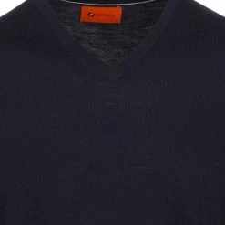 Truien Van Merino Wol Suitable Pullover V-Hals Merino Navy -Truien & Vesten Verkoop winkel 75240 2 1
