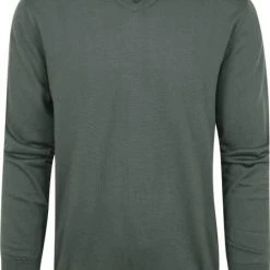 Truien Van Merino Wol Suitable Pullover V-Hals Merino Groen -Truien & Vesten Verkoop winkel 75243 1 1
