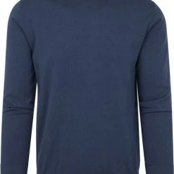Suitable Pullover O-Hals Donkerblauw