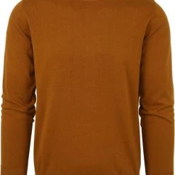 Suitable Pullover O-Hals Okergeel