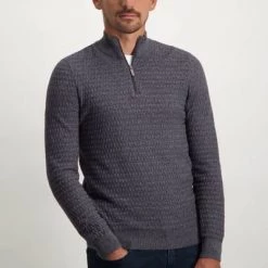Schipperstruien & Truien Met Rits State Of Art Half Zip Structuur Donkerblauw 11 Schipperstruien & Truien Met Rits State Of Art Half Zip Structuur Donkerblauw -Truien & Vesten Verkoop winkel 75267 2 1