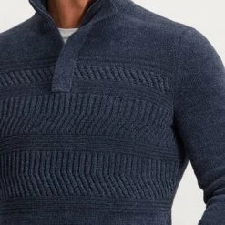 Schipperstruien & Truien Met Rits State Of Art Half Zip Chenille Marine 8 Schipperstruien & Truien Met Rits State Of Art Half Zip Chenille Marine -Truien & Vesten Verkoop winkel 75269 3