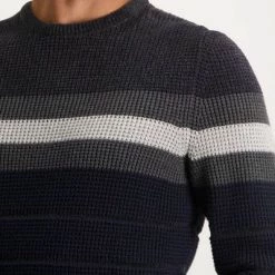 Pullover State Of Art Trui Streep Navy -Truien & Vesten Verkoop winkel 75272 3
