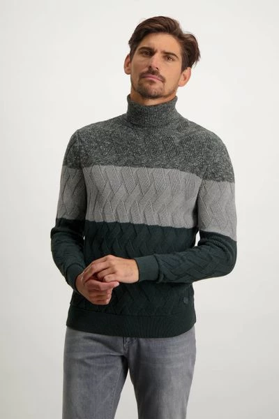 Coltruien Voor Heren State Of Art Coltrui Streep Donkergroen 2 Coltruien Voor Heren State Of Art Coltrui Streep Donkergroen - Afbeelding 2