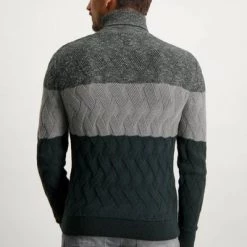 Coltruien Voor Heren State Of Art Coltrui Streep Donkergroen 9 Coltruien Voor Heren State Of Art Coltrui Streep Donkergroen -Truien & Vesten Verkoop winkel 75275 4