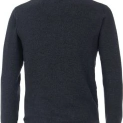 Schipperstruien & Truien Met Rits Casa Moda Halfzip Trui Donkerblauw -Truien & Vesten Verkoop winkel 75298 3