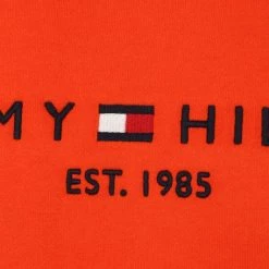 Sweaters Tommy Hilfiger Sweater Logo Oranje -Truien & Vesten Verkoop winkel 75395 3