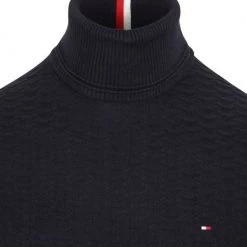 Coltruien Voor Heren Tommy Hilfiger Coltrui Structuur Donkerblauw 11 Coltruien Voor Heren Tommy Hilfiger Coltrui Structuur Donkerblauw -Truien & Vesten Verkoop winkel 75397 2 1
