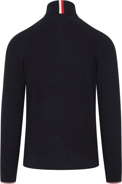 Coltruien Voor Heren Tommy Hilfiger Coltrui Structuur Donkerblauw 4 Coltruien Voor Heren Tommy Hilfiger Coltrui Structuur Donkerblauw - Afbeelding 4