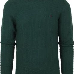 Pullover Tommy Hilfiger Trui Structuur Donkergroen 10 Pullover Tommy Hilfiger Trui Structuur Donkergroen -Truien & Vesten Verkoop winkel 75399 1 1