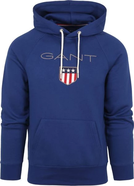Hoodies Gant Hoodie Shield Royal Blauw 1 Hoodies Gant Hoodie Shield Royal Blauw