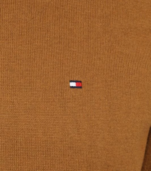 Coltruien Voor Heren Tommy Hilfiger Coltrui Camel 3 Coltruien Voor Heren Tommy Hilfiger Coltrui Camel - Afbeelding 3