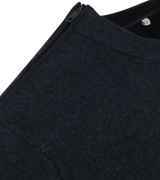 Sweaters Blue Industry Trui Grijs Zipper 4 Sweaters Blue Industry Trui Grijs Zipper - Afbeelding 4