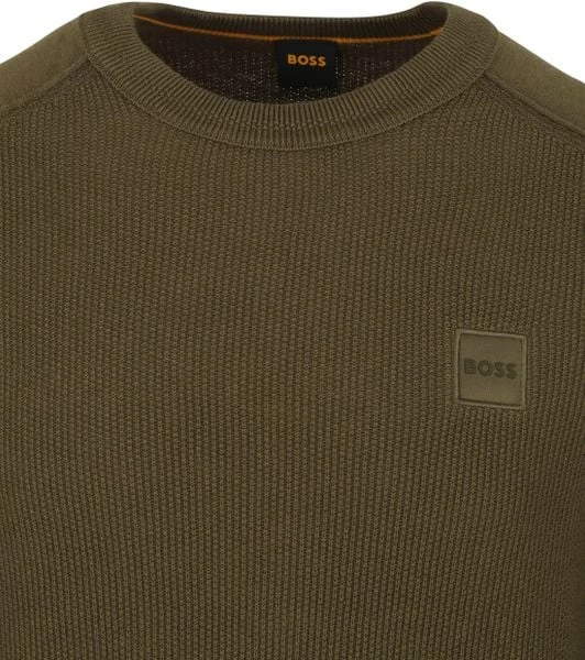 Pullover Hugo Boss Kesom Trui Donkergroen 6 Pullover Hugo Boss Kesom Trui Donkergroen - Afbeelding 6