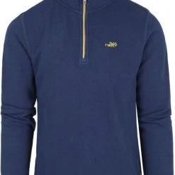 New Zealand Auckland Schipperstruien & Truien Met Rits NZA Arapohue Half Zip Trui Blauw