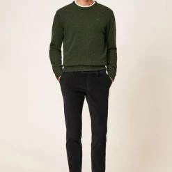 Lamswollen Truien Hackett Pullover Donkergroen Lamswol -Truien & Vesten Verkoop winkel 75475 4