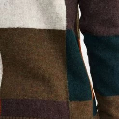 Lamswollen Truien Anerkjendt Trui Rico Lamswol Blok Meerkleurig -Truien & Vesten Verkoop winkel 75479 5