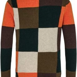 Lamswollen Truien Anerkjendt Trui Rico Lamswol Blok Meerkleurig -Truien & Vesten Verkoop winkel 75479 6