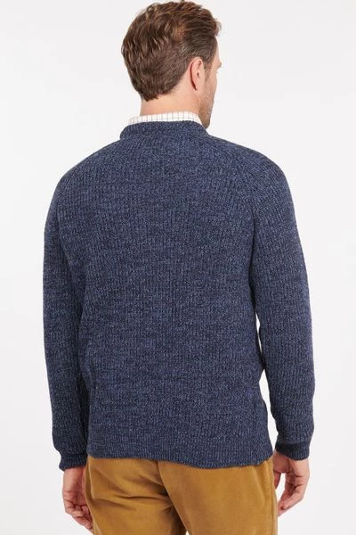 Lamswollen Truien Barbour Trui Lamswol Knitted Navy 3 Lamswollen Truien Barbour Trui Lamswol Knitted Navy - Afbeelding 3