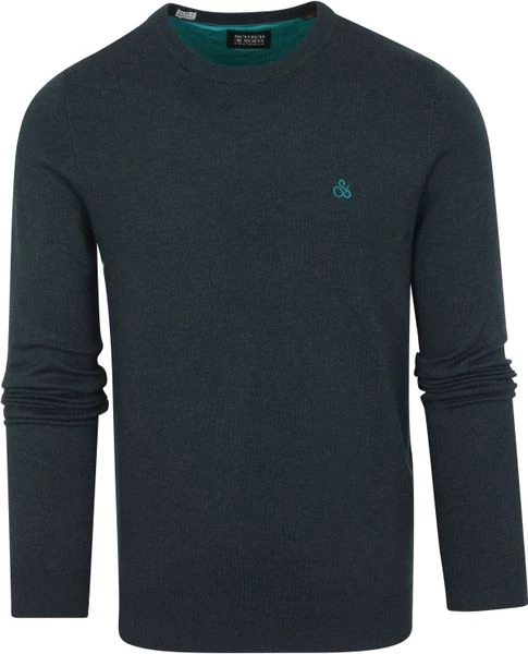 Scotch And Soda Pullover Donkergroen 1 Scotch And Soda Pullover Donkergroen