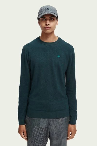 Scotch And Soda Pullover Donkergroen 2 Scotch And Soda Pullover Donkergroen - Afbeelding 2