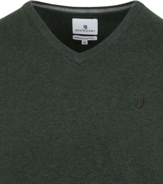 Pullover State Of Art Trui Donkergroen 6 Pullover State Of Art Trui Donkergroen - Afbeelding 6