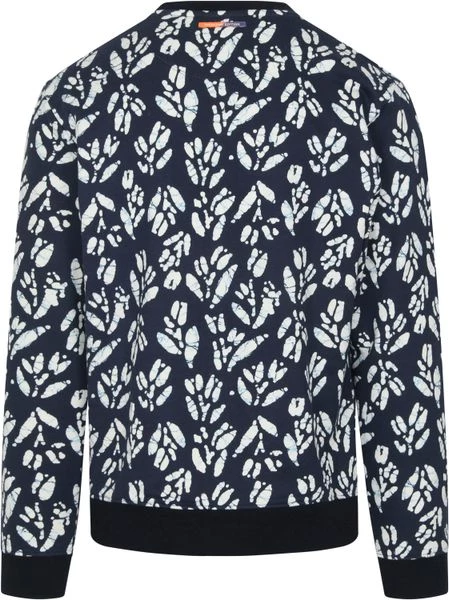 Sweaters Scotch And Soda Felpa Sweater Print Navy 4 Sweaters Scotch And Soda Felpa Sweater Print Navy - Afbeelding 4