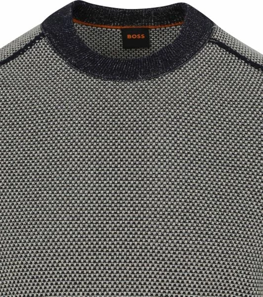 Pullover Hugo Boss Akopak Trui Donkerblauw 6 Pullover Hugo Boss Akopak Trui Donkerblauw - Afbeelding 6