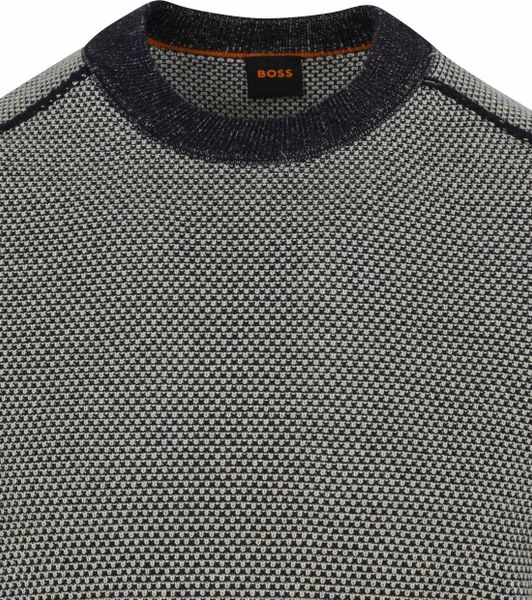 Pullover Hugo Boss Akopak Trui Donkerblauw 2 Pullover Hugo Boss Akopak Trui Donkerblauw - Afbeelding 2