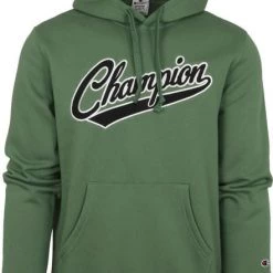Hoodies Champion Hoodie College Logo Groen -Truien & Vesten Verkoop winkel 75524 1 1