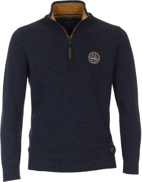 Schipperstruien & Truien Met Rits Casa Moda Halfzip Trui Navy 5 Schipperstruien & Truien Met Rits Casa Moda Halfzip Trui Navy - Afbeelding 5