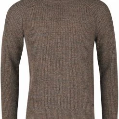 Voorpagina 24 Lamswollen Truien Barbour Trui Lamswol Knitted Bruin