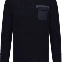 Pullover State Of Art Trui Borstzak Navy