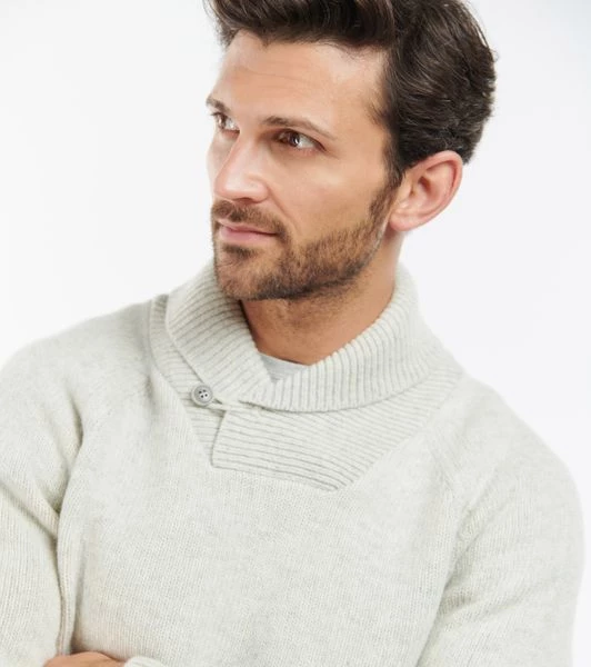 Wollen Truien Voor Heren Barbour Trui Wol Lichtbeige 5 Wollen Truien Voor Heren Barbour Trui Wol Lichtbeige - Afbeelding 5