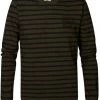 Sweaters Petrol Sweater Streep Donkergroen