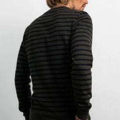 Sweaters Petrol Sweater Streep Donkergroen -Truien & Vesten Verkoop winkel 75551 9