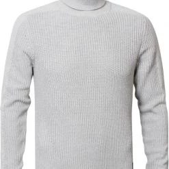 Coltruien Voor Heren Petrol Coltrui Grijs Gemeleerd