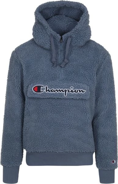 Sweaters Champion Hoodie Fleece Blauw 5 Sweaters Champion Hoodie Fleece Blauw - Afbeelding 5