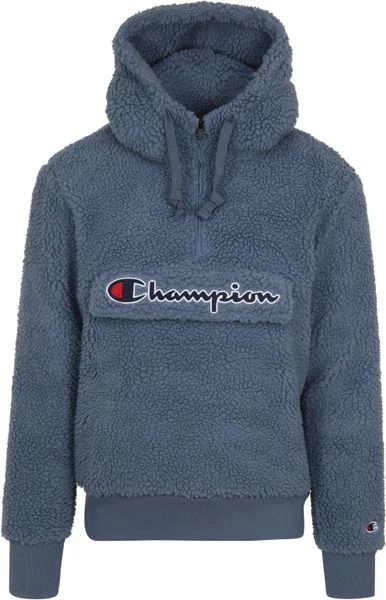 Sweaters Champion Hoodie Fleece Blauw 1 Sweaters Champion Hoodie Fleece Blauw