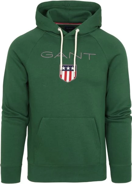 Hoodies Gant Hoodie Shield Donkergroen 1 Hoodies Gant Hoodie Shield Donkergroen
